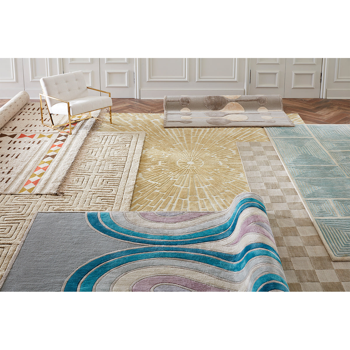 rug collection - styled view