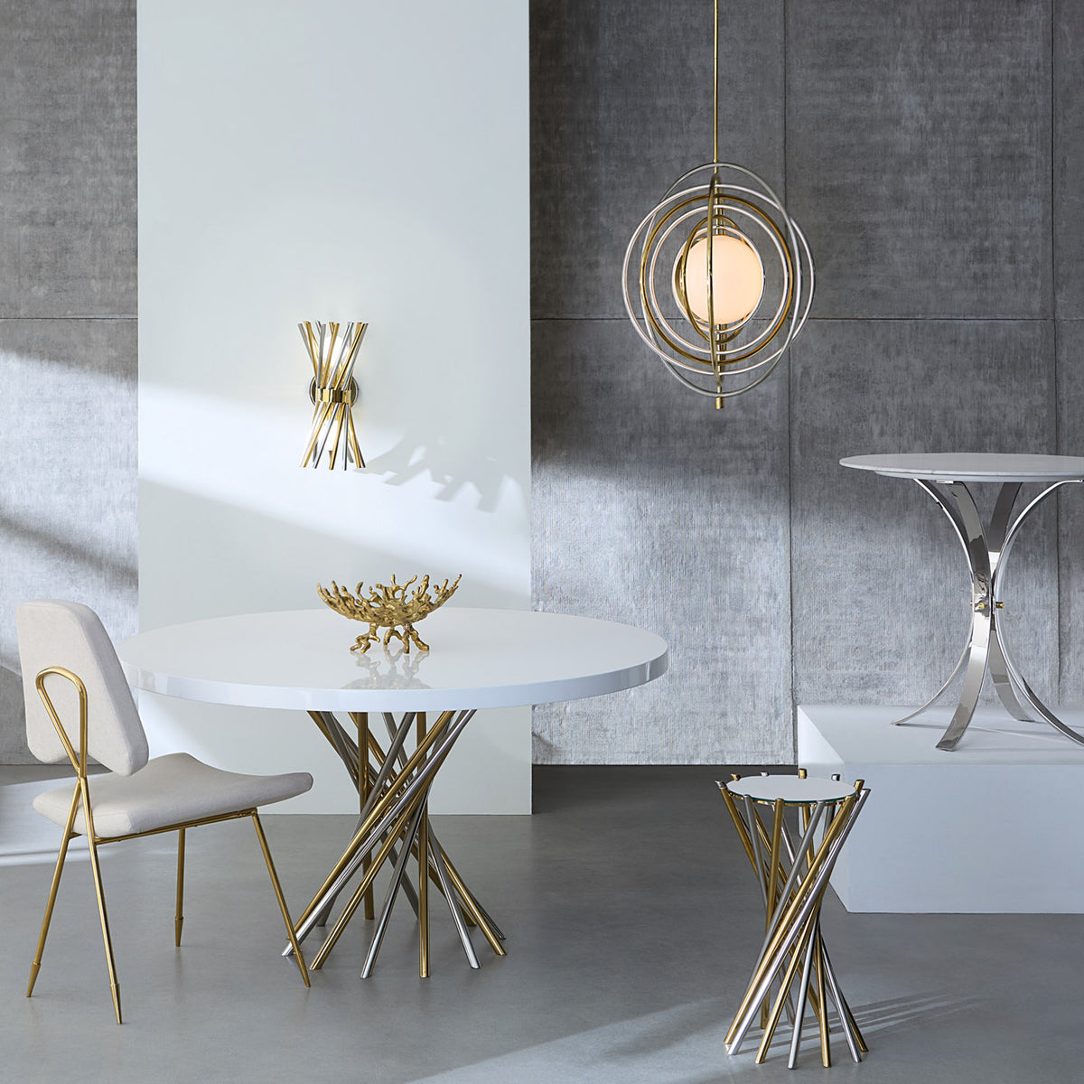 electrum dining table white marble rider dining chairs giant acrylic bird bath purple - collection view