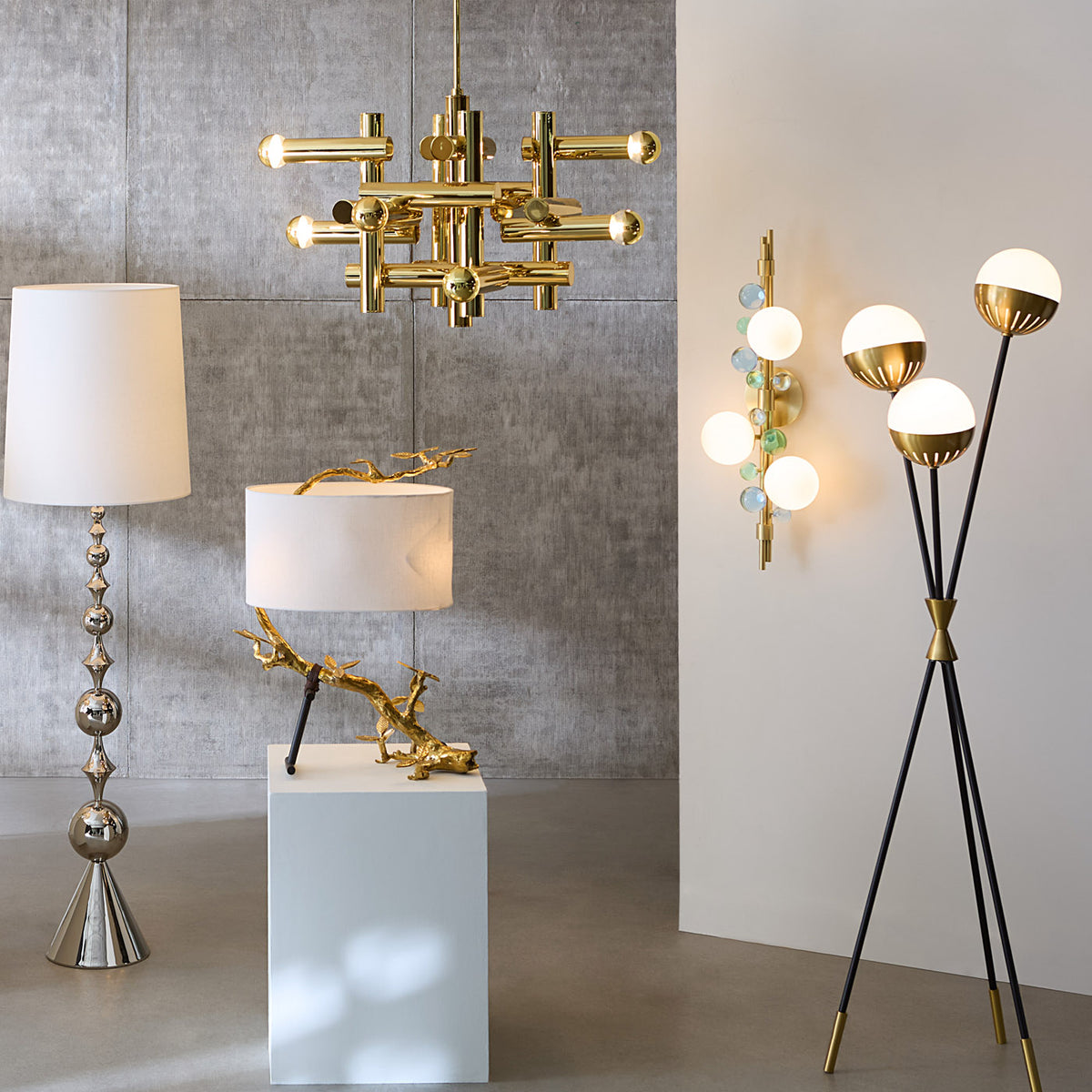 harlequin floor lamp lighting group view