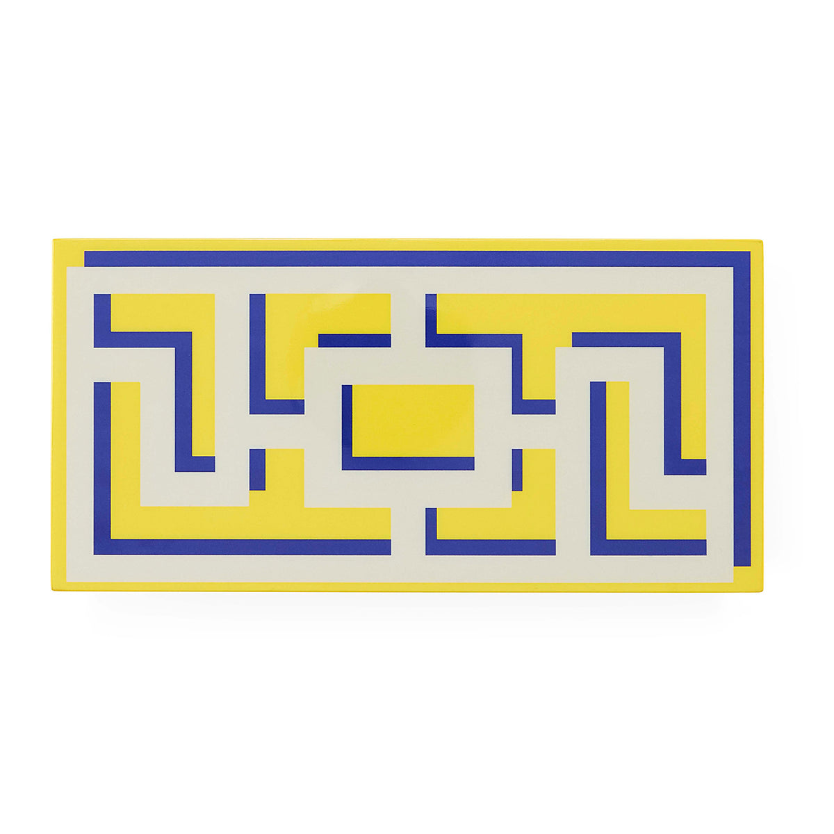 Labyrinth Small Lacquer Box - top view