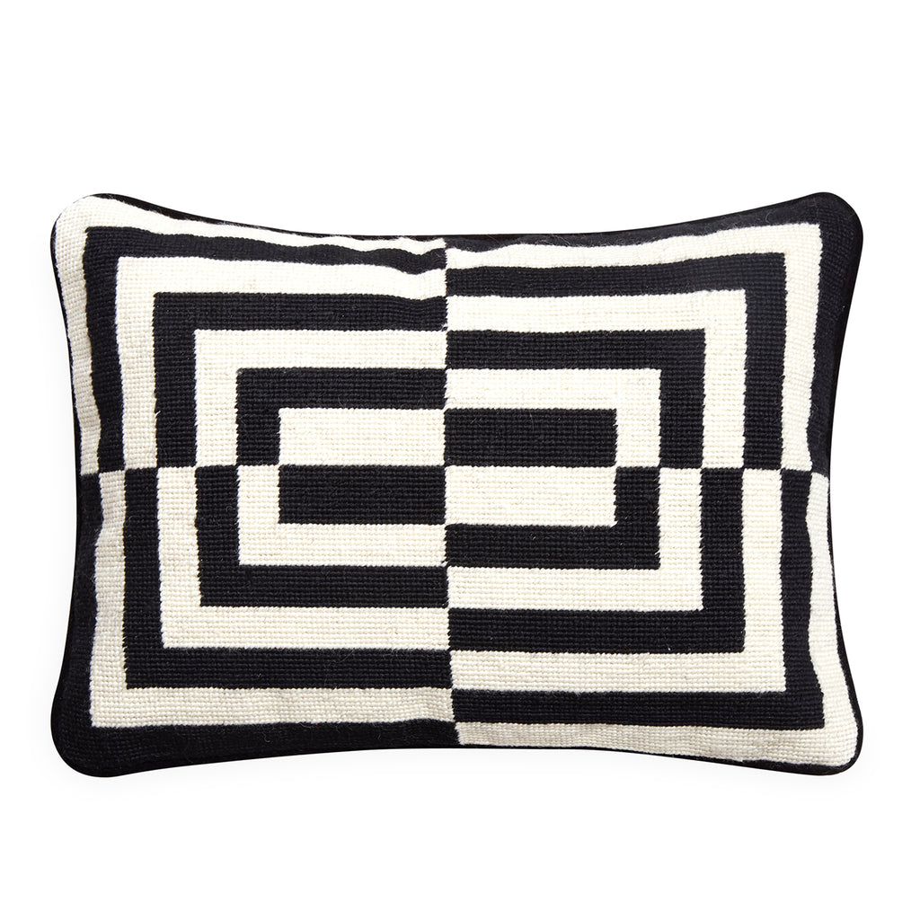 Op Art Rectangle Cushion Jonathan Adler UK