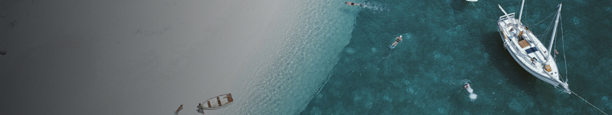 Aerial beach scene with water and sand