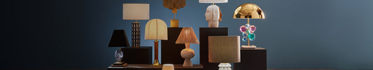 Lseveral lamps of different sizes and styles