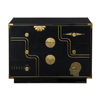 Abbodanza 3 Drawer Chest - styled view
