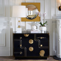 globo furniture and gala chest - styled view