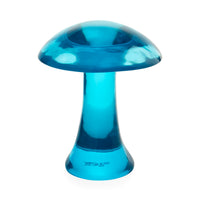 Acrylic Mushroom Objet Turquoise - front view