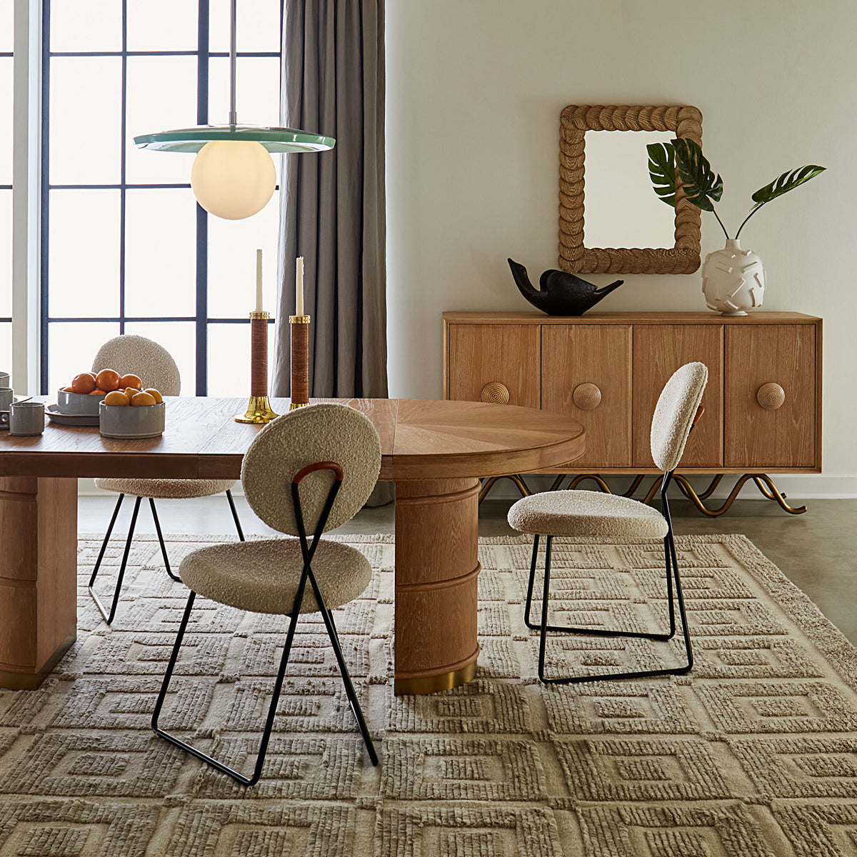 jonathan adler hand woven rug collection - styled view 6