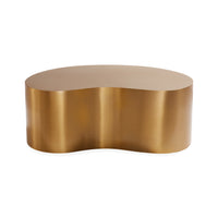 Brass Kidney Large Table details view