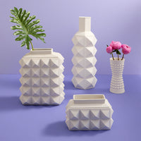 charade studded vase - details view