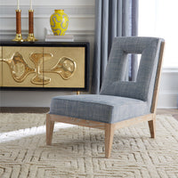 Eden Urn Vase - styled view with lounge chair