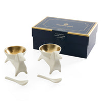Dachshund Salt & Pepper Cellars with box