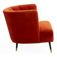 Draper Club Chair - side view