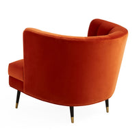 Draper Club Chair - back angle view