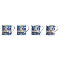 Druggist Mug Set - set of 4 front view
