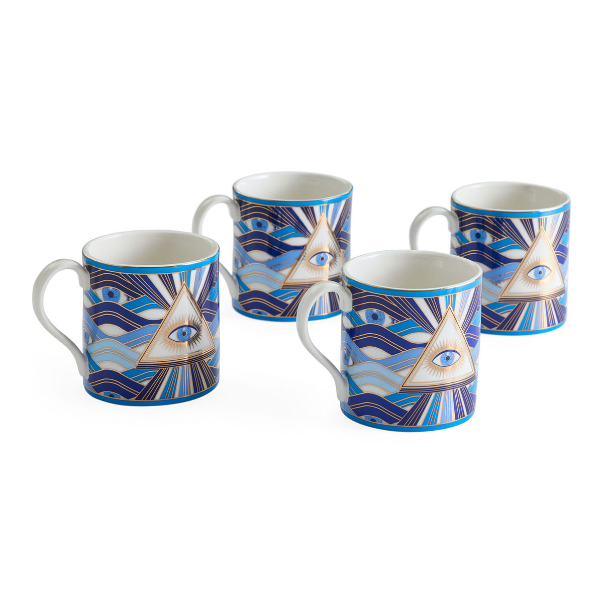 Druggist Mug Set - set of 4 side view