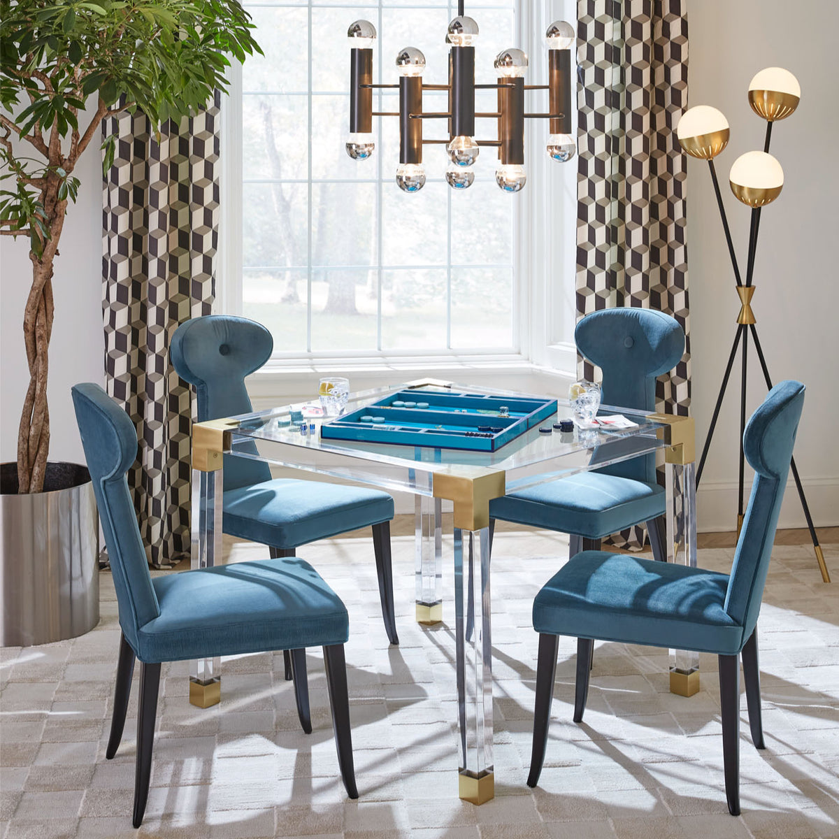 jacques furniture acrylic object collection - styled view