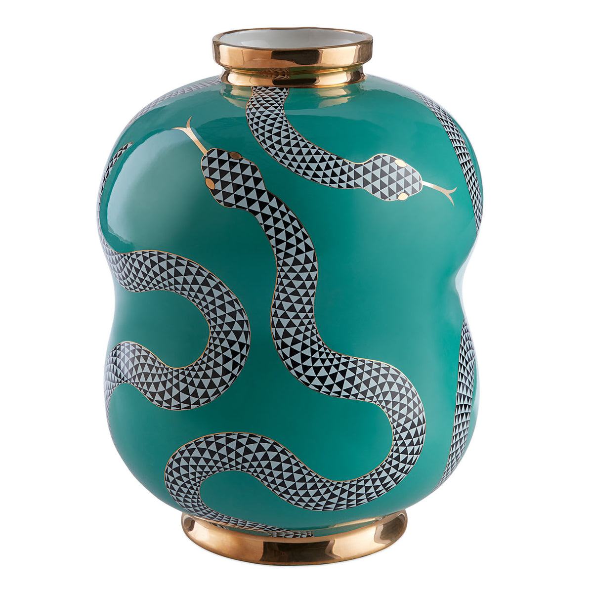 Eden Cinched Vase - front view