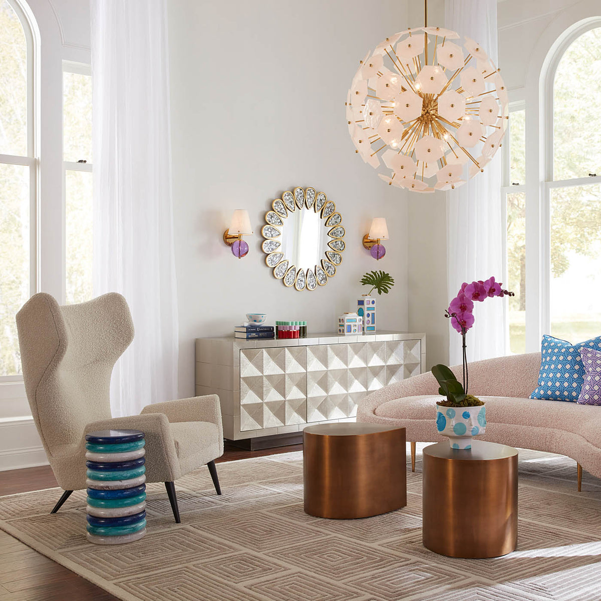 belvedere lighting collection - details view