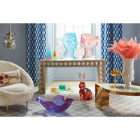 globo five-light chandelier acrylic decor collection - styled view