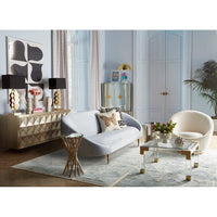 blocks hand-knotted rug - styled view 5