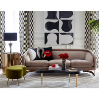 lips needlepoint pillow collection - styled view 4