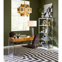 canaan reversible peruvian flat weave rug black white - styled view 5