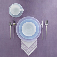 cabana glassware ether dinnerware vienna flatware - styled view 2