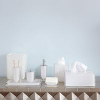 hollywood bath collection clear - styled view