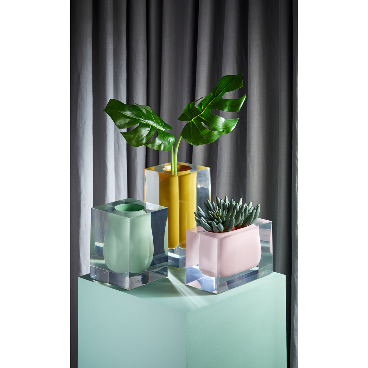bel air vase collection - styled view
