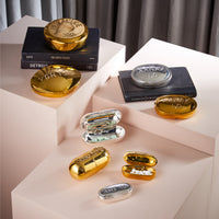 brass pill box collection - styled view 1