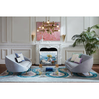 jacques grand cocktail table ether sofas ripple fire screen - styled view