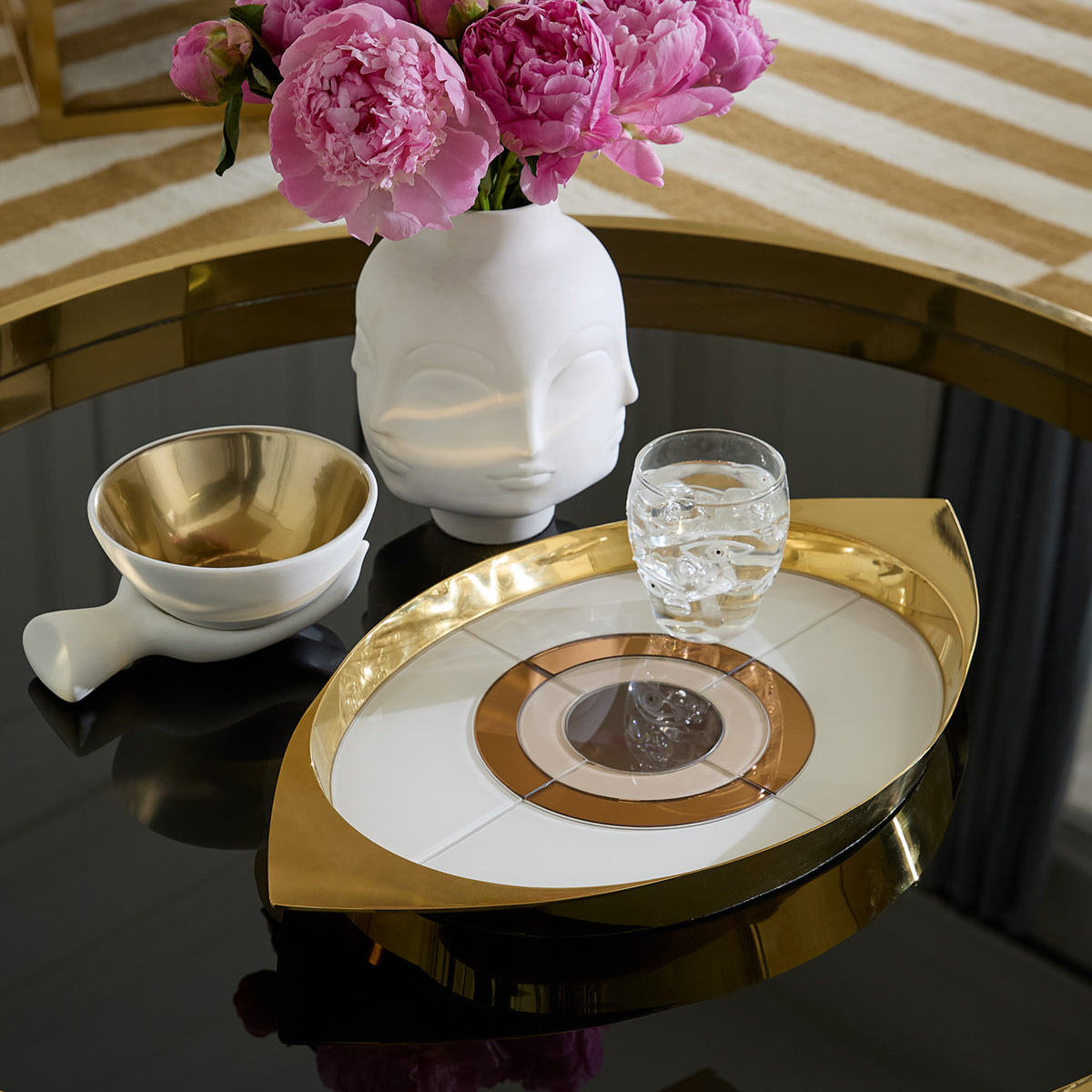 eve accent bowl porcelain with chambeibe eye tray