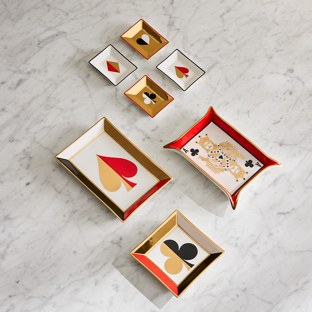 Dealer's Choice Rectangle Tray - styled view