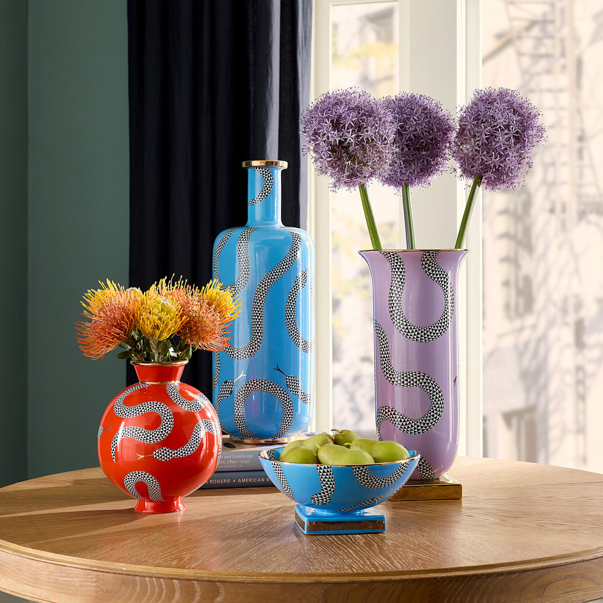 Eden Flared Tall Vase - group view