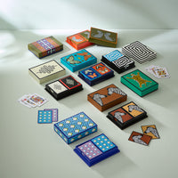 Basketweave Lacquer Card Set - group view