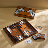 Zebras Lacquer Card Set - styled view