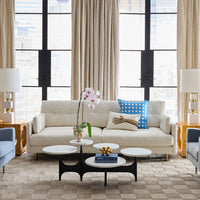 FA24 living room milano cocktail table front view malibu sofa marnie lounge