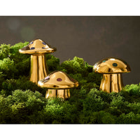 Brass Mushroom Small Boxes - styled view