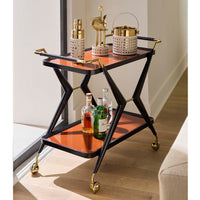 Basketweave Cocktail Shaker - styled view