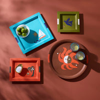 Playa Leather Bird Tray