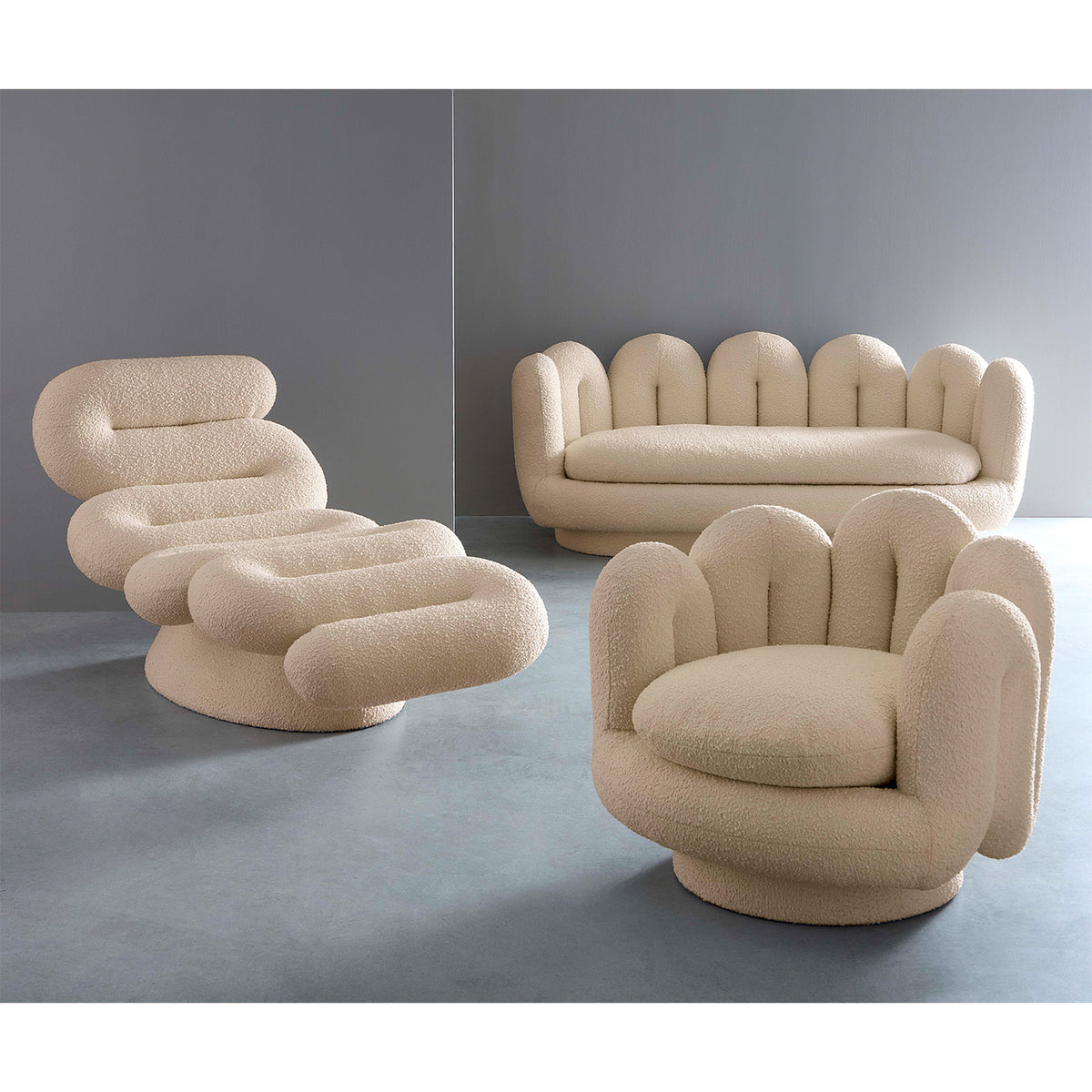 Serpentine Chaise Olympus Oatmeal - collection view