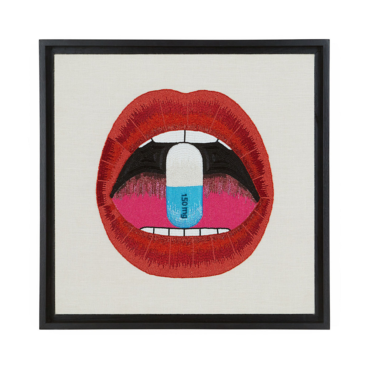 Full Dose Beaded Wall Art - styled view