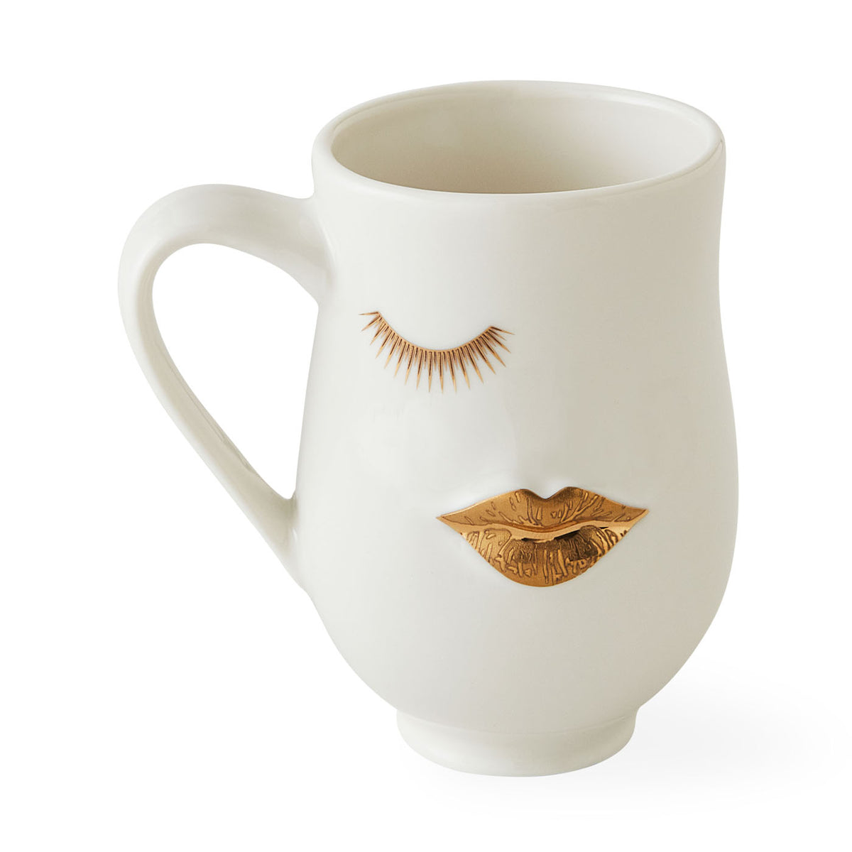 Gilded Mr Mrs Muse Mug Mrs - back view