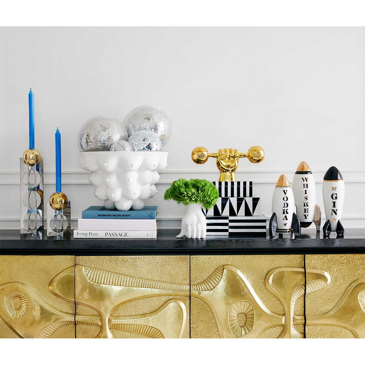 marcel vase rocket decanters op art boxes georgia centerpiece bowl berlin candle holders vignette - styled view