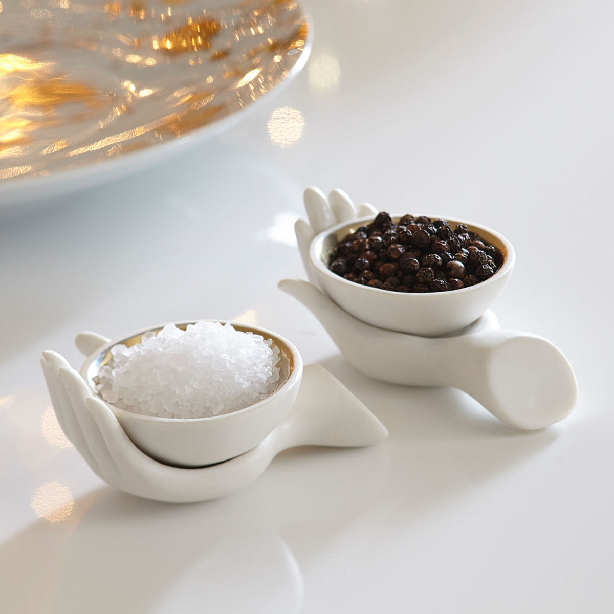 salt pepper cellars - styled view