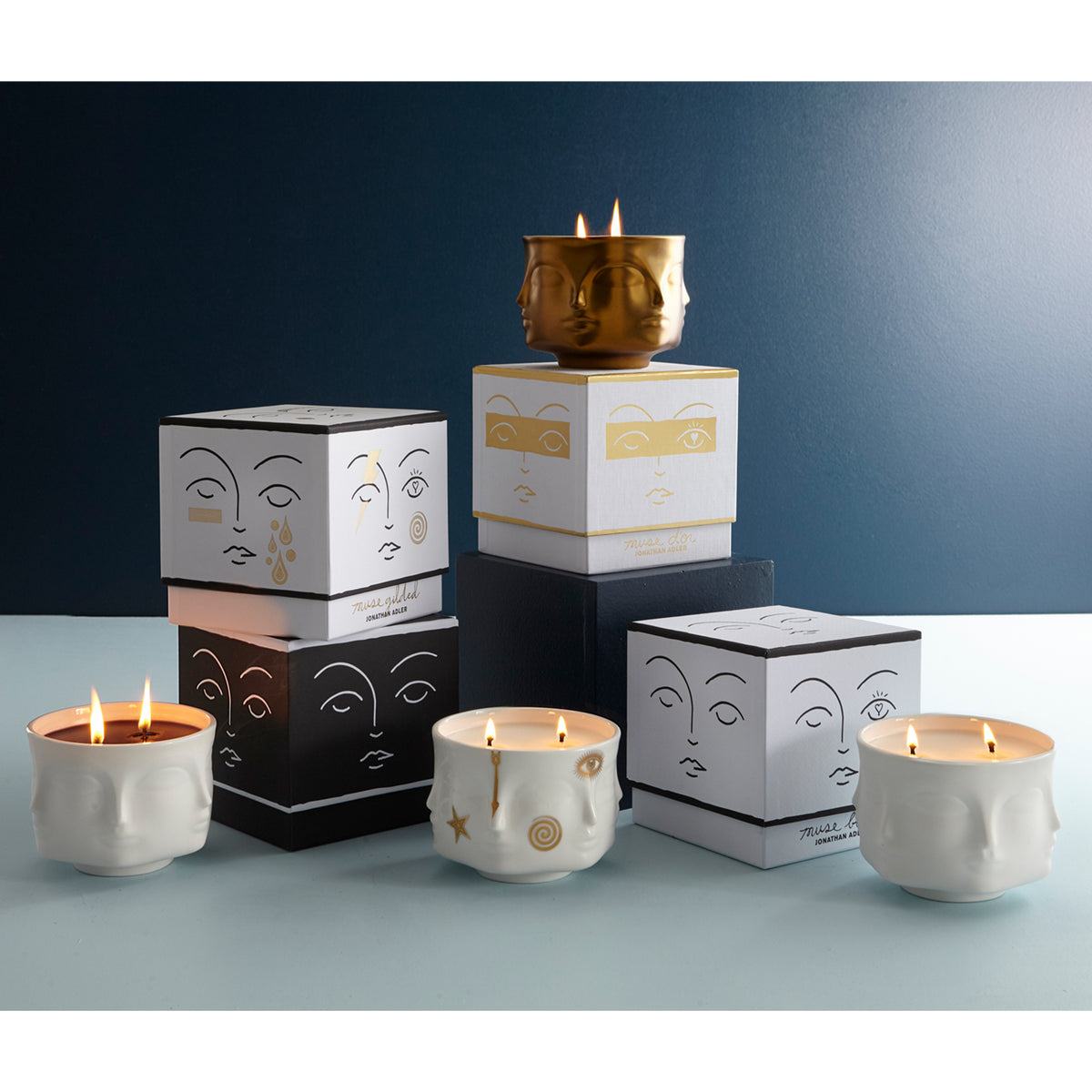muse candle collection - styled view 1