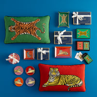 safari collection blue background holiday - styled view