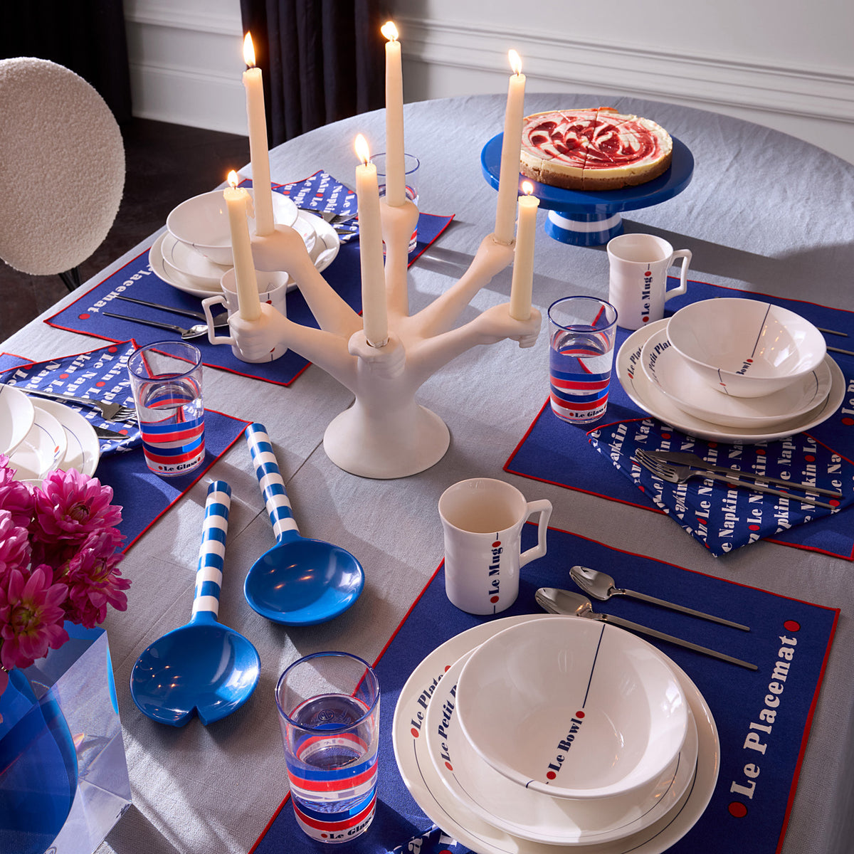 Cabana Salad Serving Set - styled view