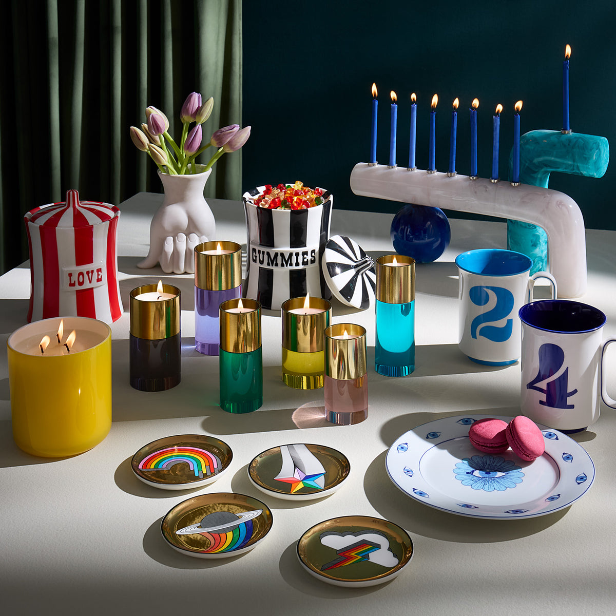 vice love canister porcelain red white - holiday shot