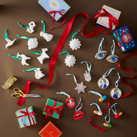Full Dose Gold Ornament Set - holiday shot